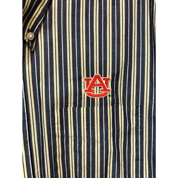 Auburn Tigers Cutter & Buck XL Stripe Long Sleeve Button Down Shirt - Picture 7 of 9